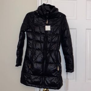 Black Calvin Klein packable down jacket